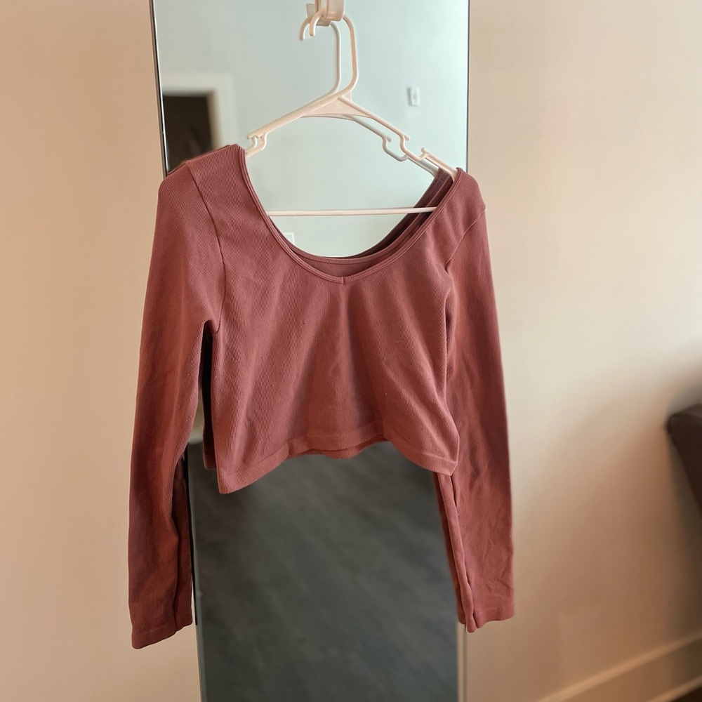 Athletic crop top